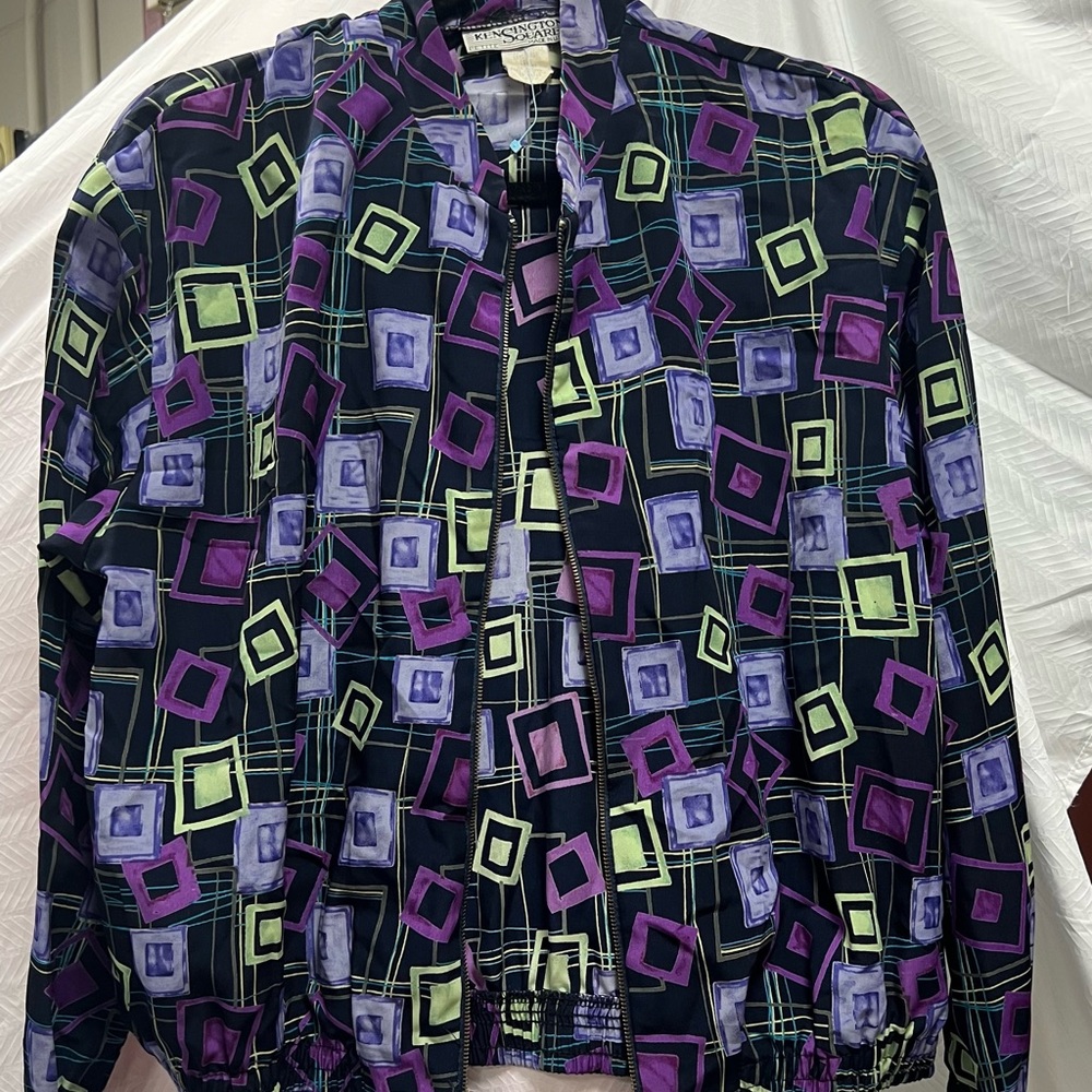 Purple vintage jacket size Petite Med